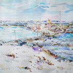 Rodger's Harbour, Wrangel Isl, watercolor